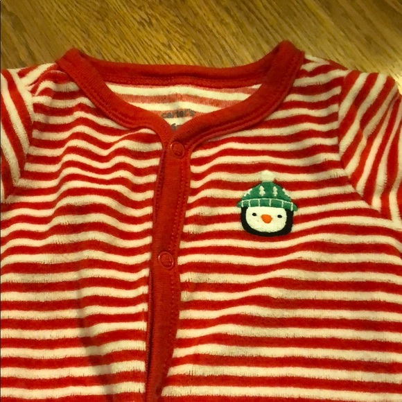 Christmas footed sleeper gender neutral 6 months - Picture 2 of 4